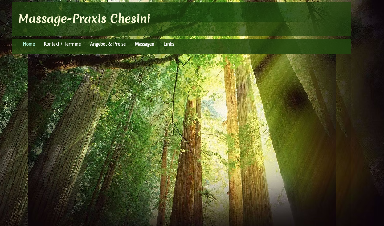 Praxis Chesini Webseite